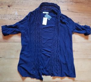 Ricki's Cardigan Sweater Sz Large New!